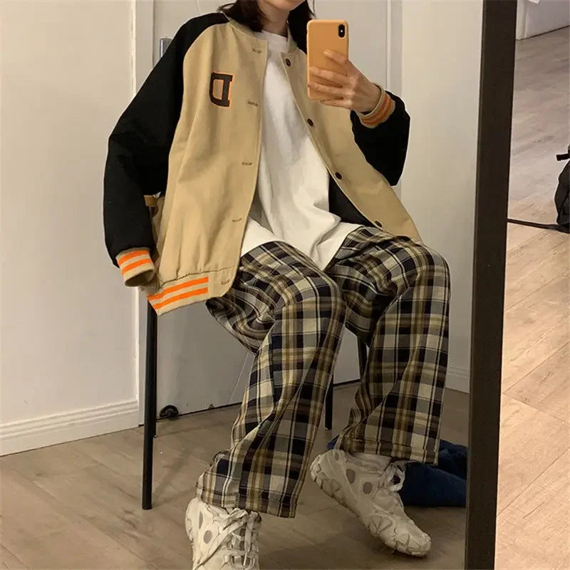 TwinkleTrend Checkered Pants