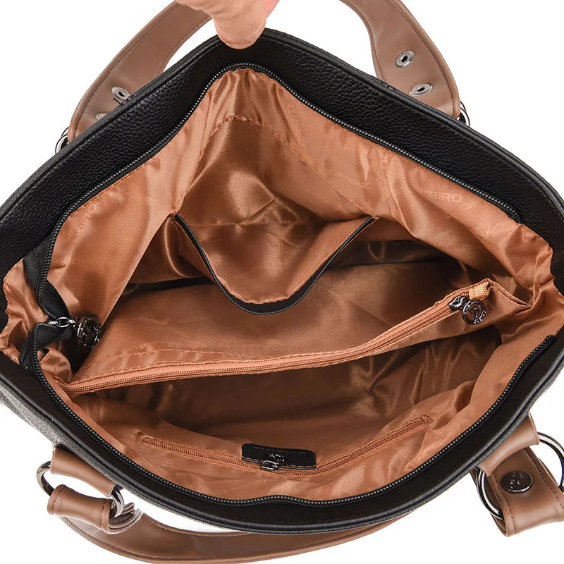 Luxus Leder Schultertasche von ChicElegance