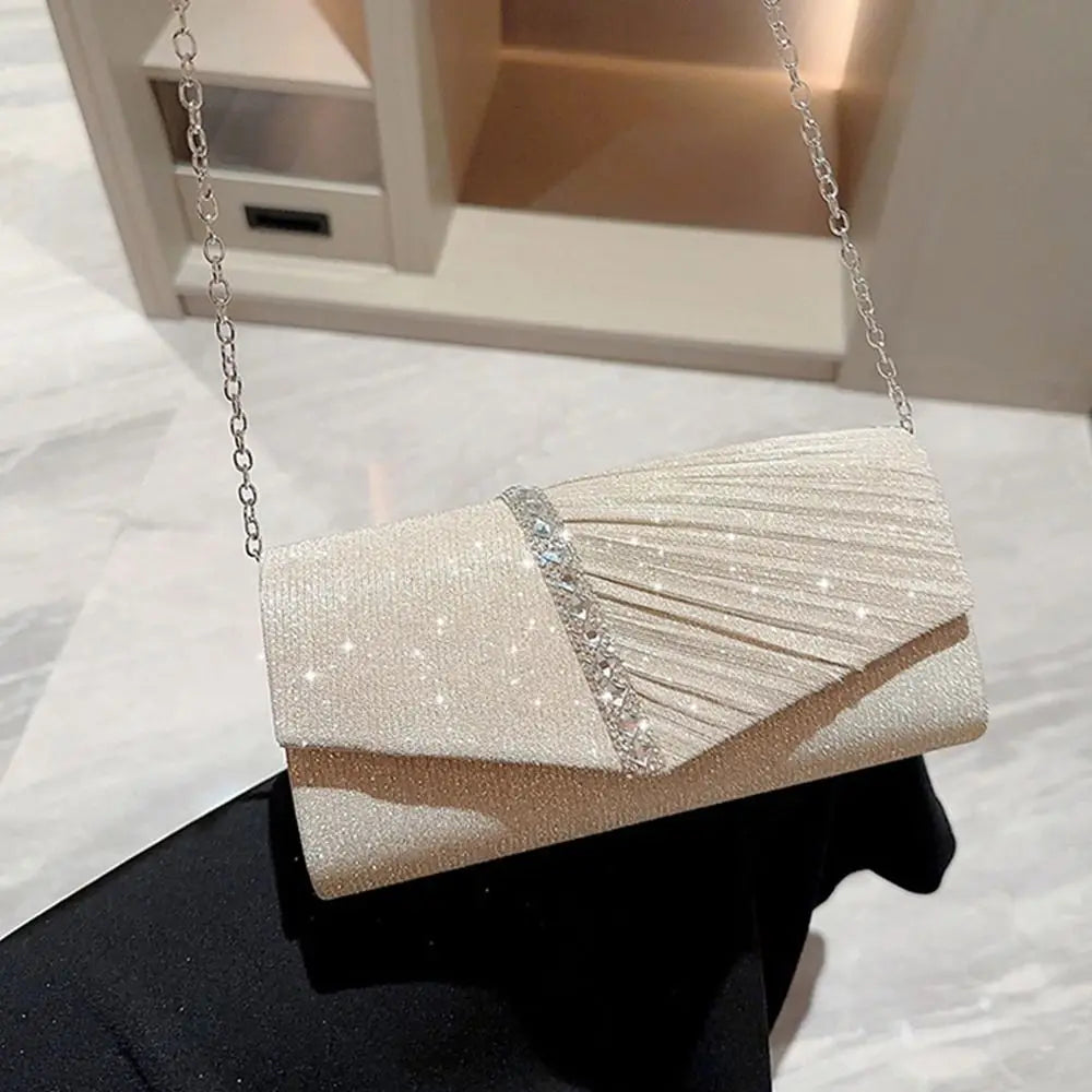Lumière Luxe Glitzernde Clutch