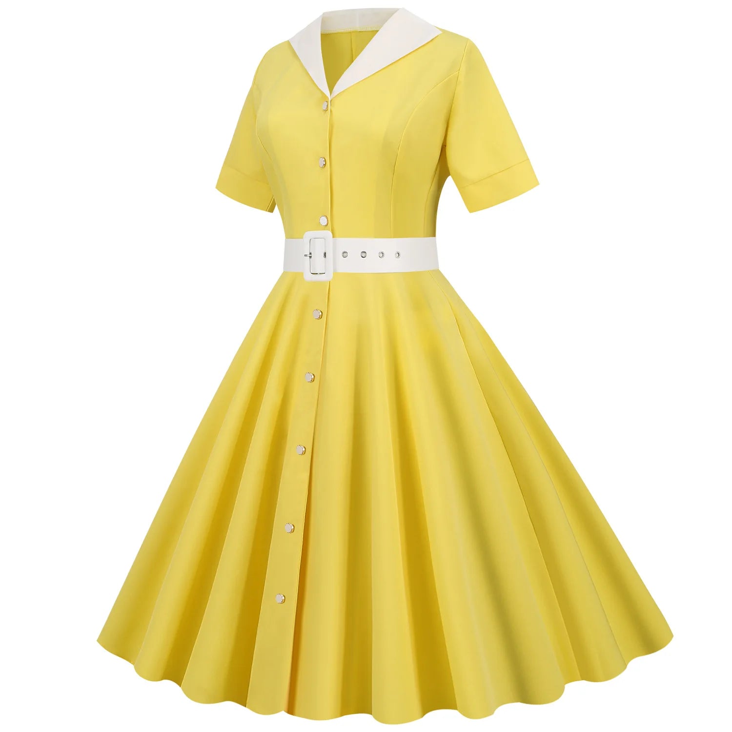 Luna Elegant V-Neck Summer Dress