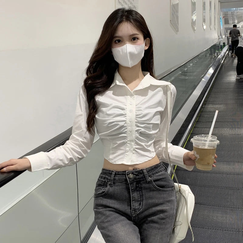 ChiqueLuxe Pleated Blouse