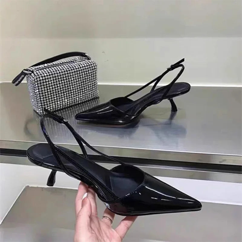 ChicSway Pointed Heel Sandals