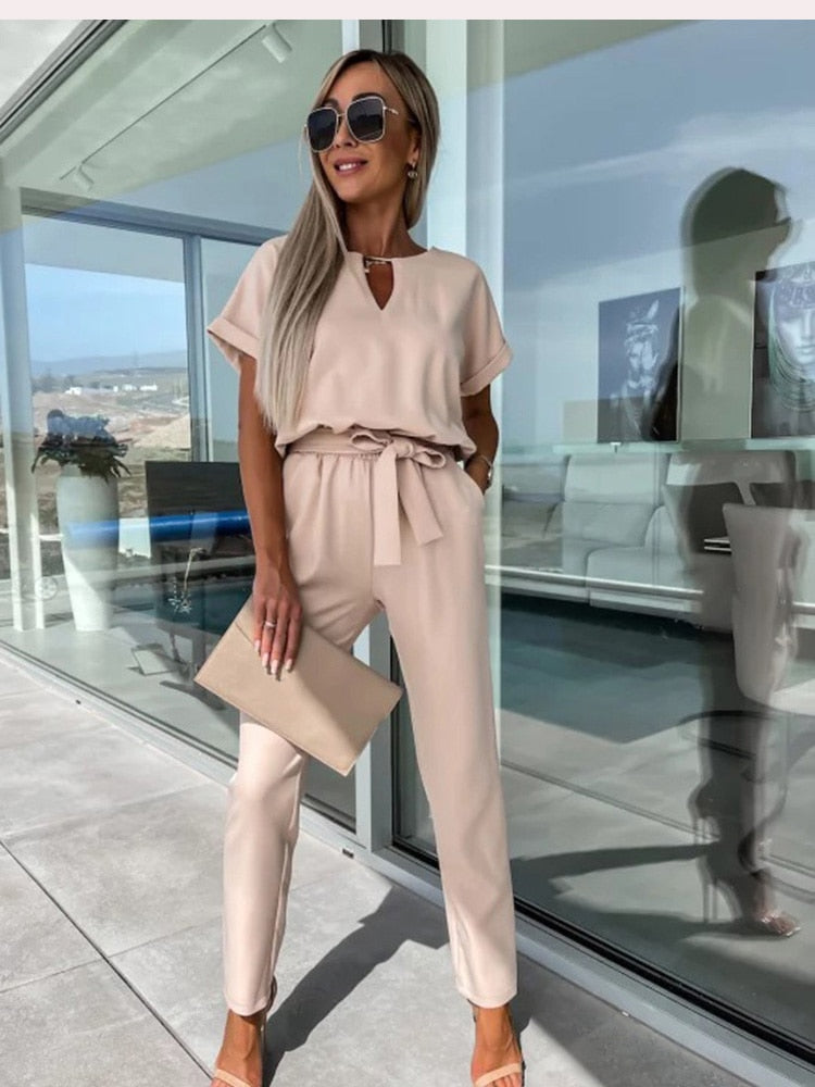 VELANORA Jumpsuit | Wide-Leg Summer Jumpsuit