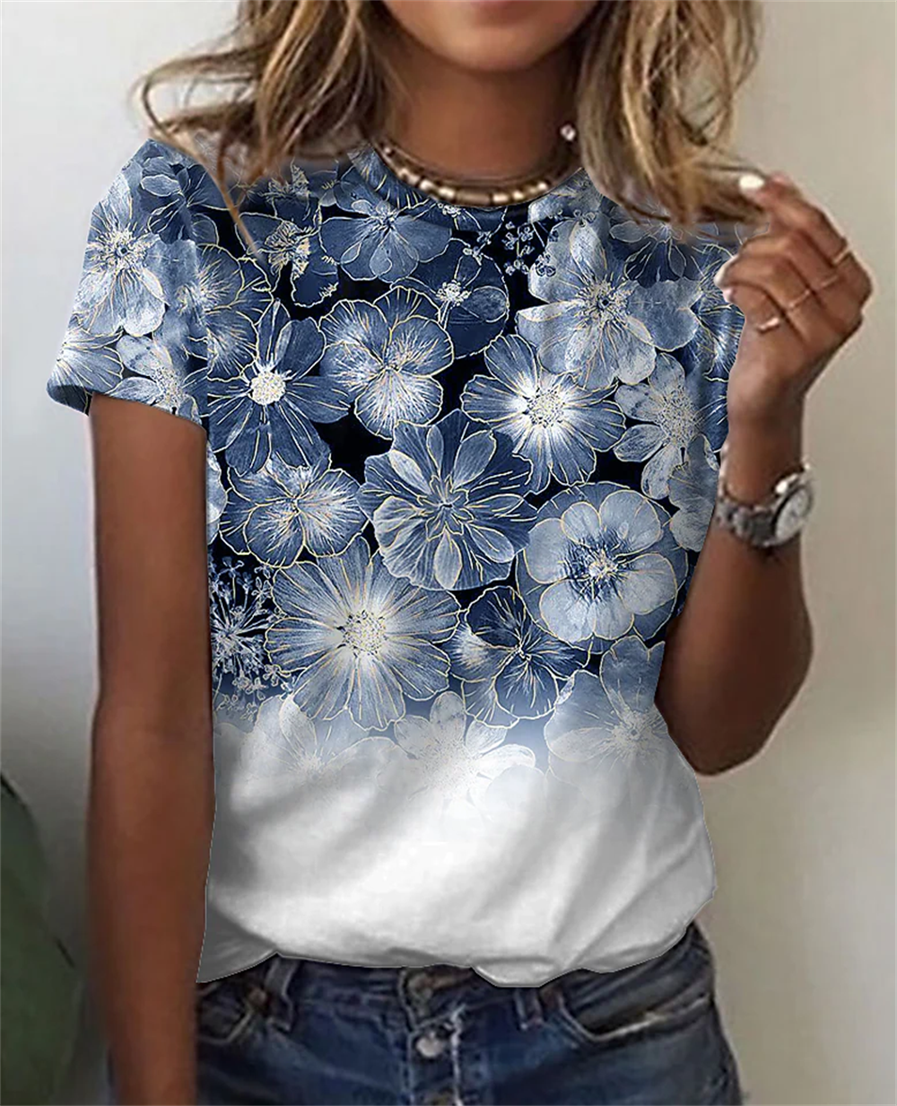 ZomerGlam Bloemenpracht T-shirt