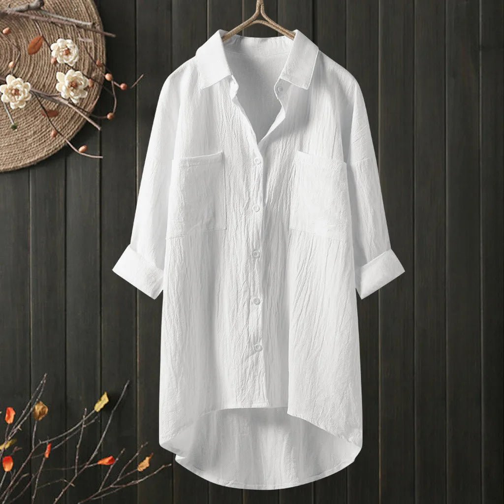 Sabrina | Luxe oversized blouse met lange mouwen