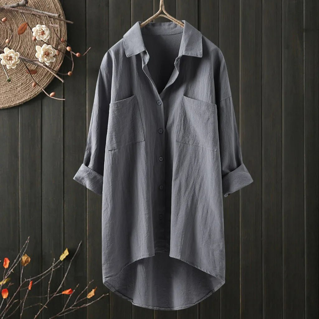 Sabrina | Luxe oversized blouse met lange mouwen