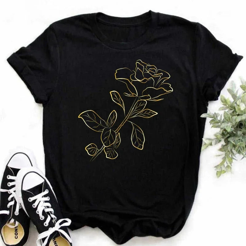 StyleAura Rozenprint Women's T-Shirt