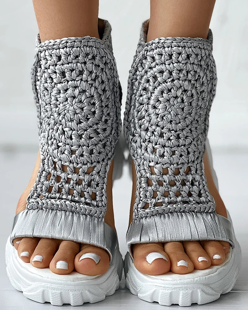 Trendy Tint Golden Summer Glow Sandals