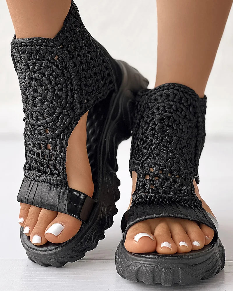 Trendy Tint Golden Summer Glow Sandals