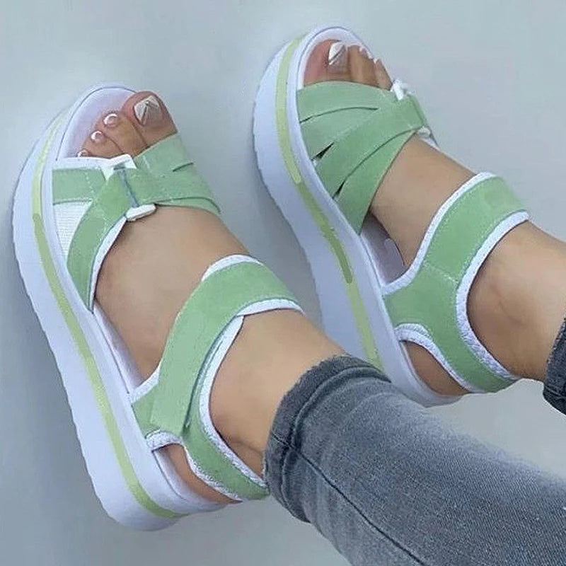 SunShine Elegance Summer Wedge Sandals