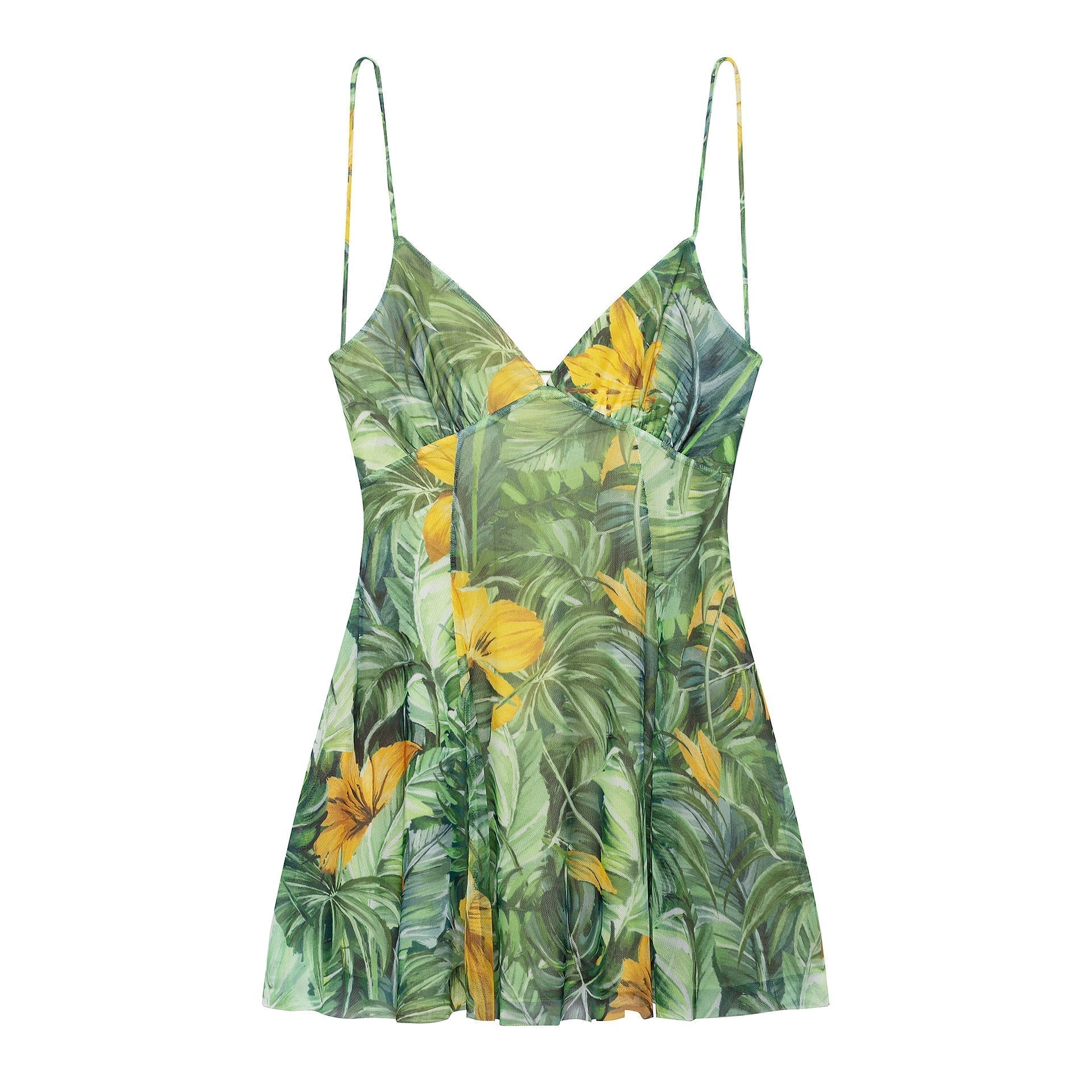 Sandra | Zomerminijurk met bloemenpatroon