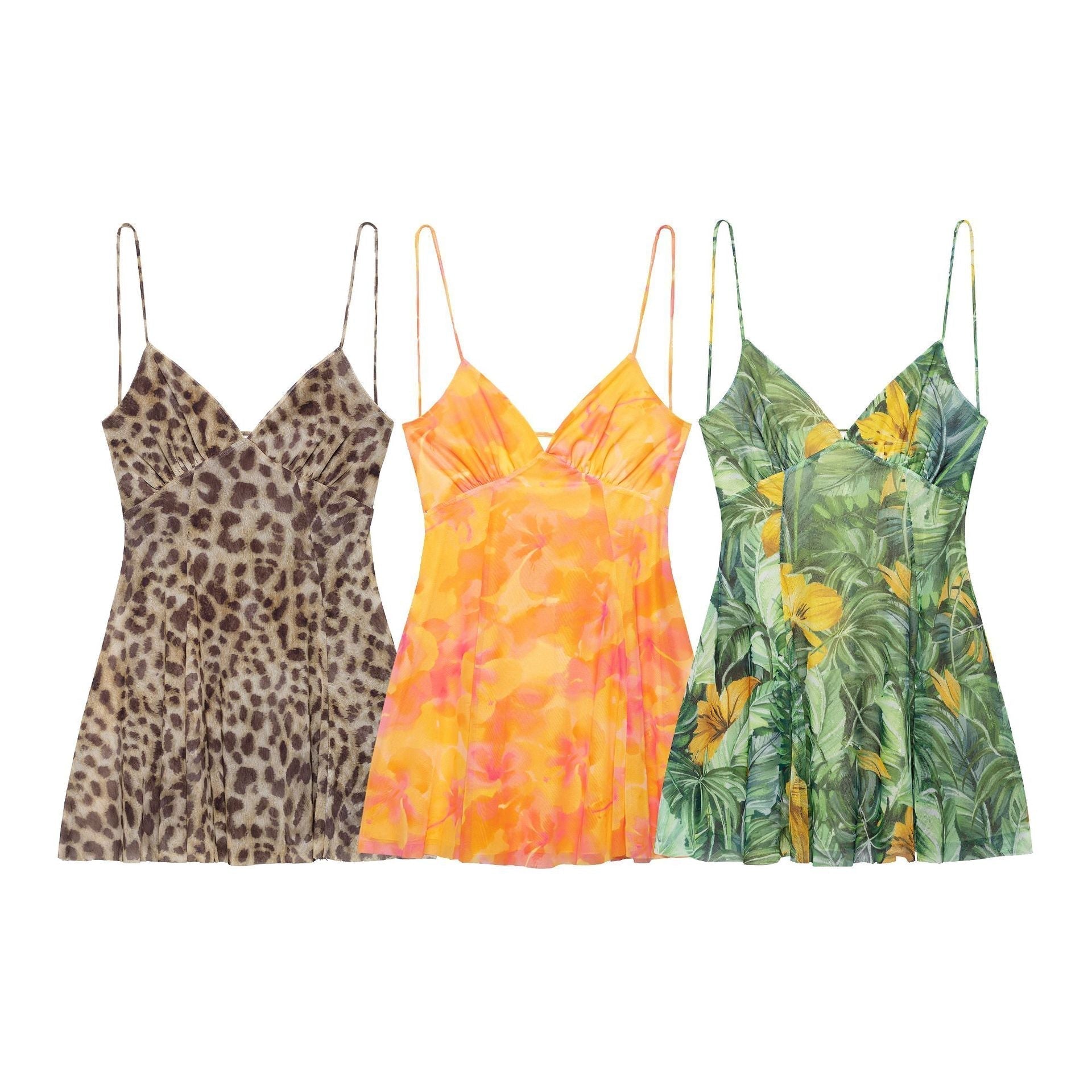 Sandra | Zomerminijurk met bloemenpatroon