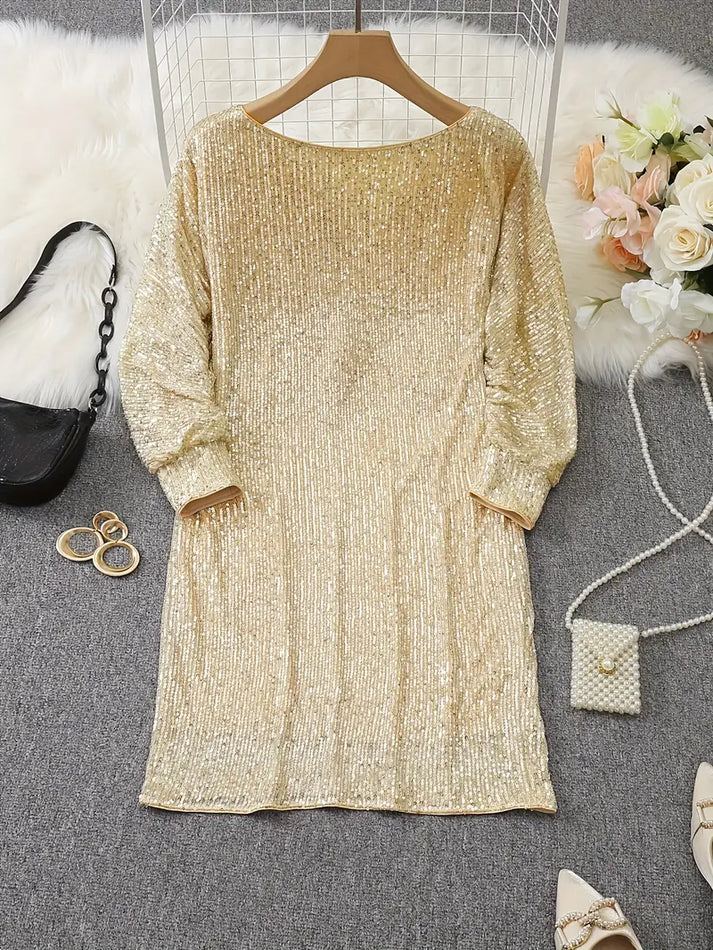 Sara | Glamoureuze off-shoulder minijurk