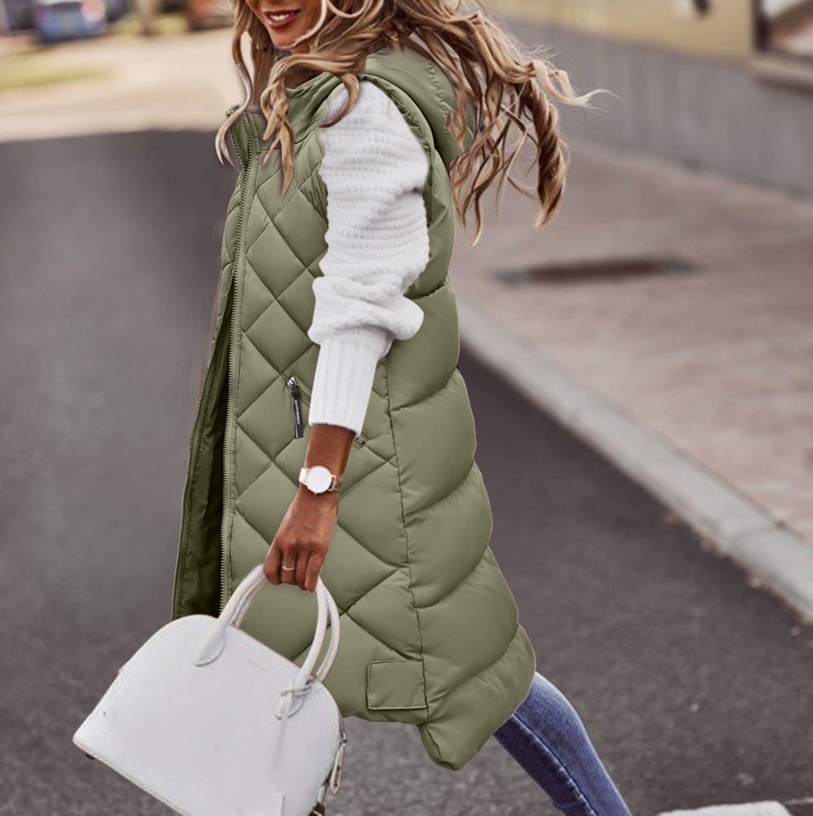 Sara | Stijlvol en warm Long Hooded Vest