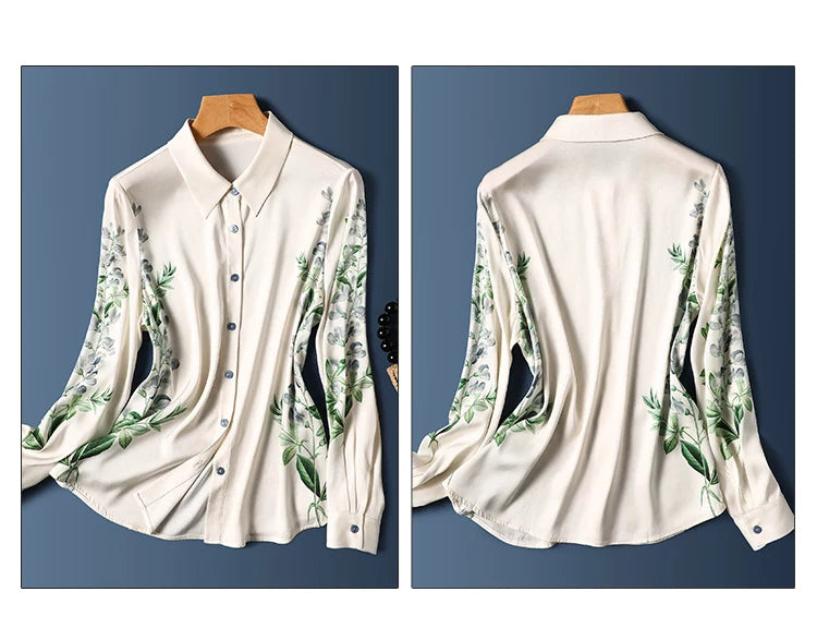 Seiden Sommer Traum Bluse von ZomerGloed
