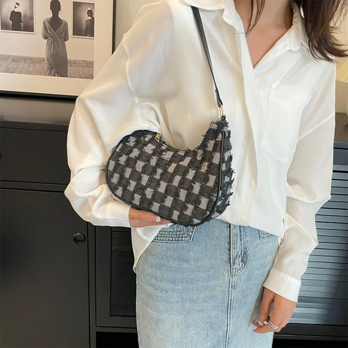 UrbanChic Denim Borsa a Spalla