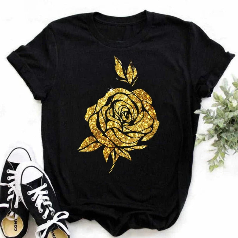 StyleAura Rozenprint Women's T-Shirt