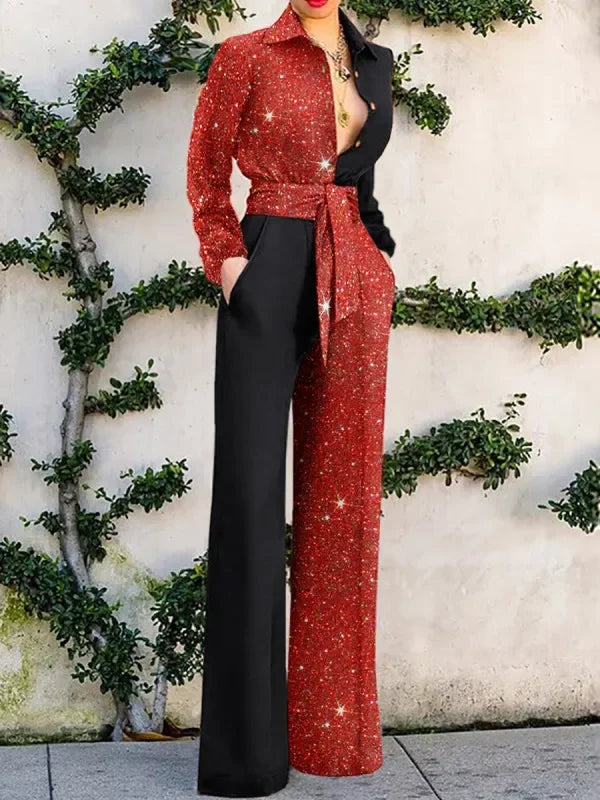 UrbanElegance High Waist Jumpsuit