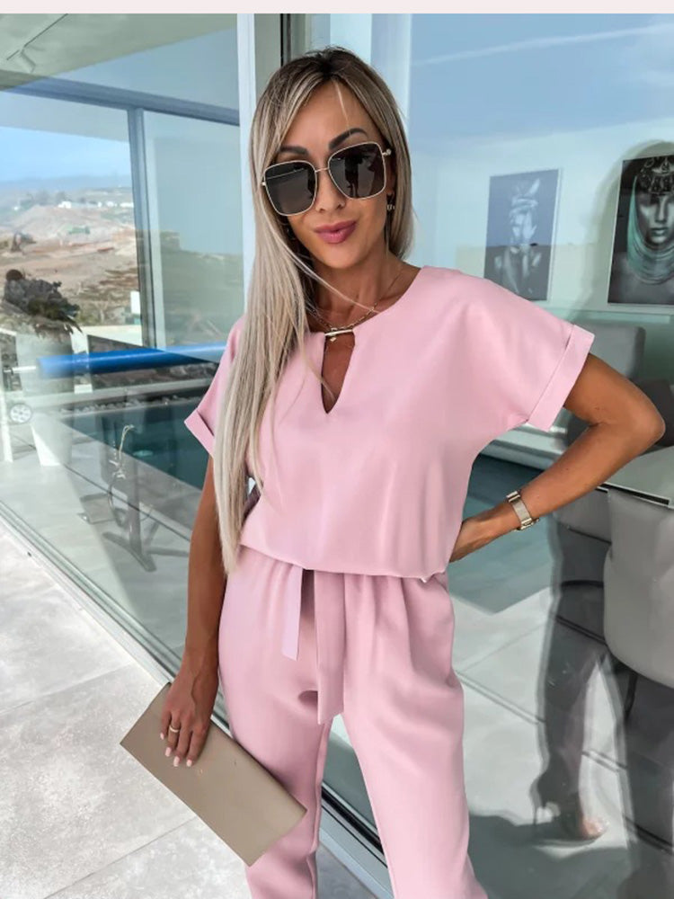 VELANORA Jumpsuit | Wide-Leg Summer Jumpsuit