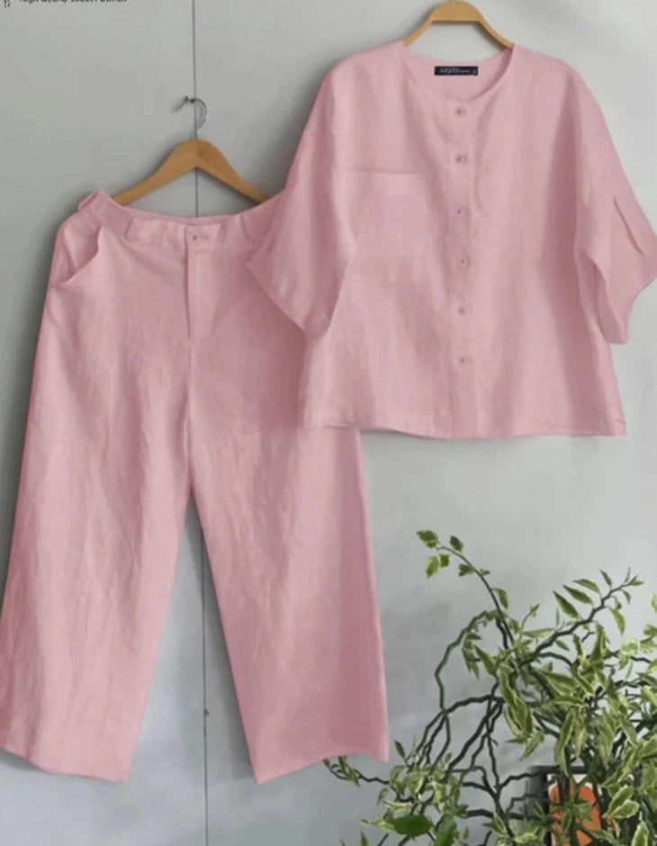 Felizia Mode Sommerliches zweiteiliges Komfort-Set
