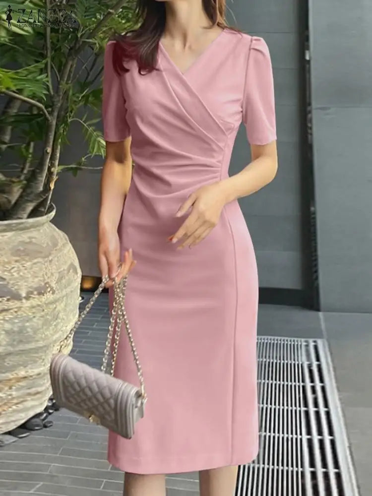 LuxeZomer Elegante Abito con Scollo a V