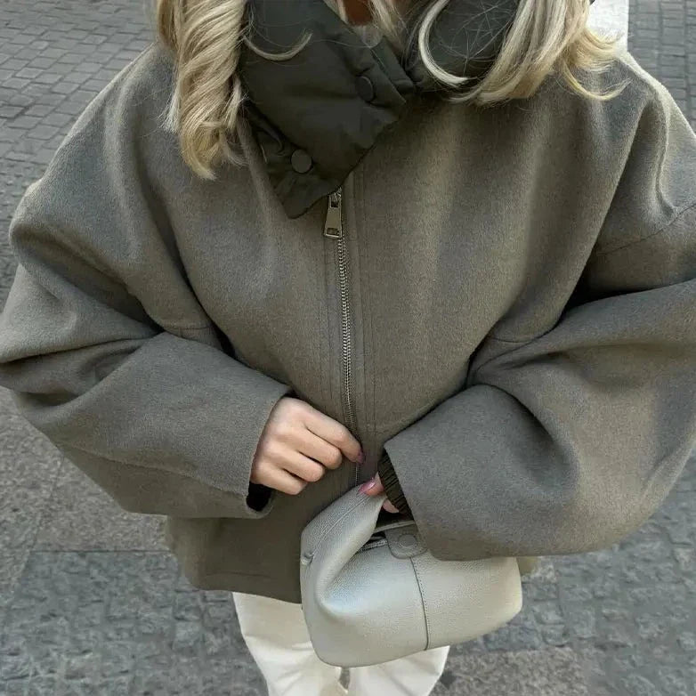 Casual Loose | Giacca con Cappuccio da Donna | Vestibilità Comoda e Rilassata