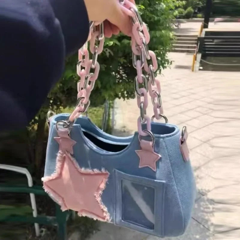 Borsa a spalla Chic al chiaro di luna