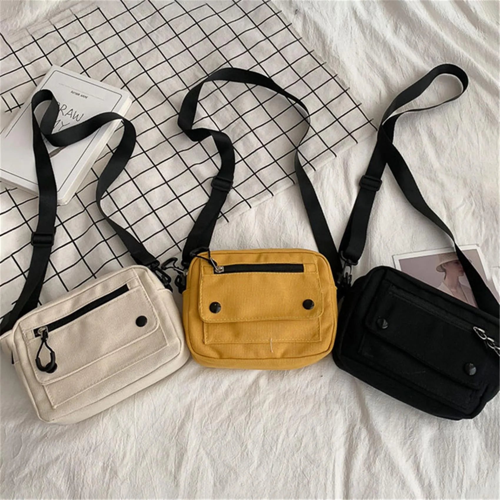 Borsa a tracolla Vivella Canvas per donne