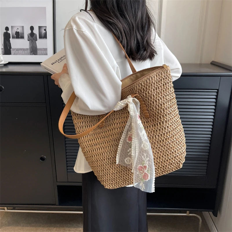Summer Chic Woven Bag