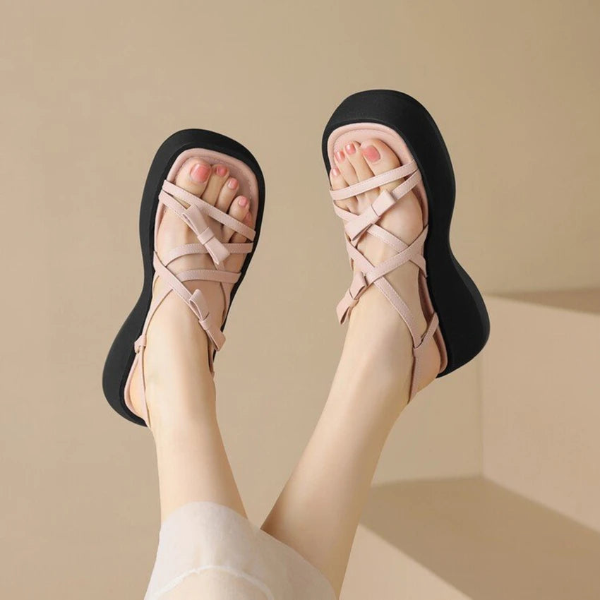 AuroraSummer Shiny Sandals