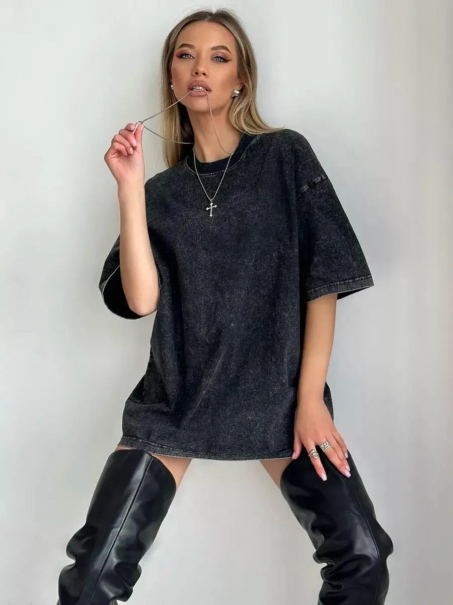 Raya | Vrouwen Oversized Vintage T-shirt
