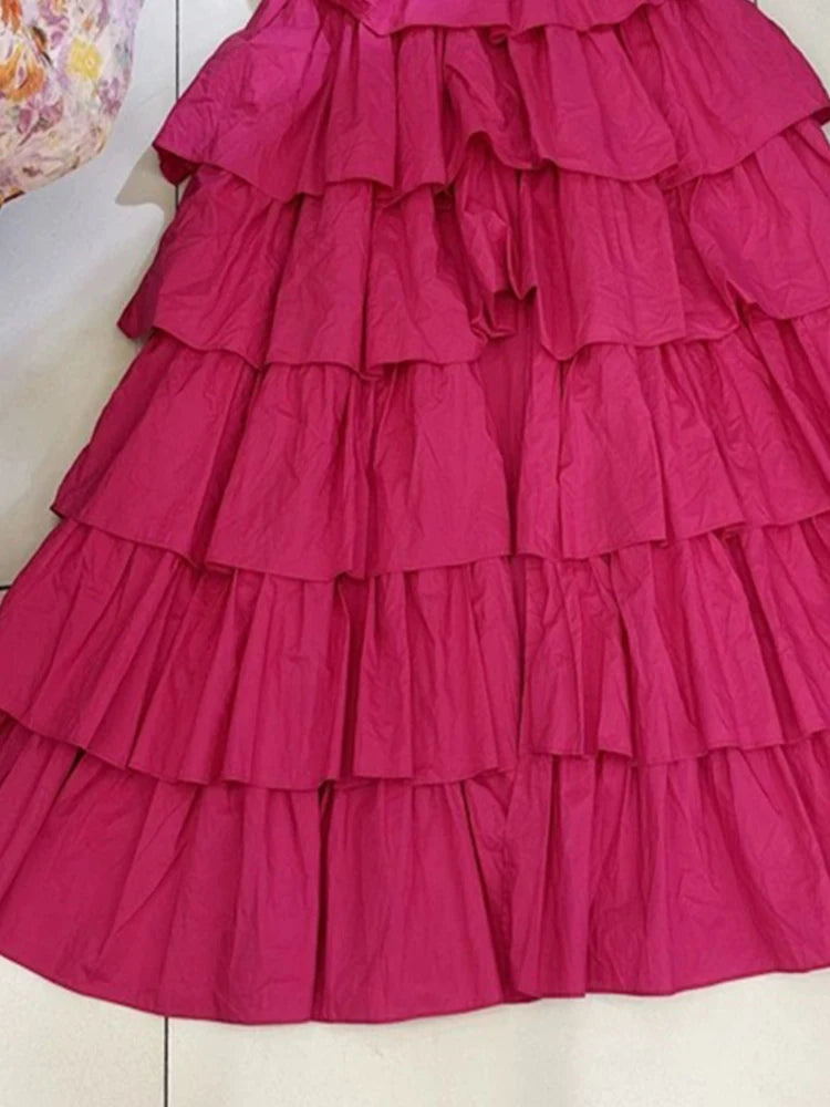 AriaGlam Summer Dress with V-Neck