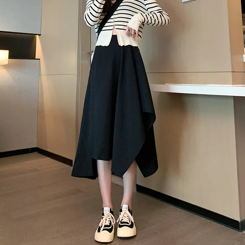 Sublime Chic Pleated Midi Skirt