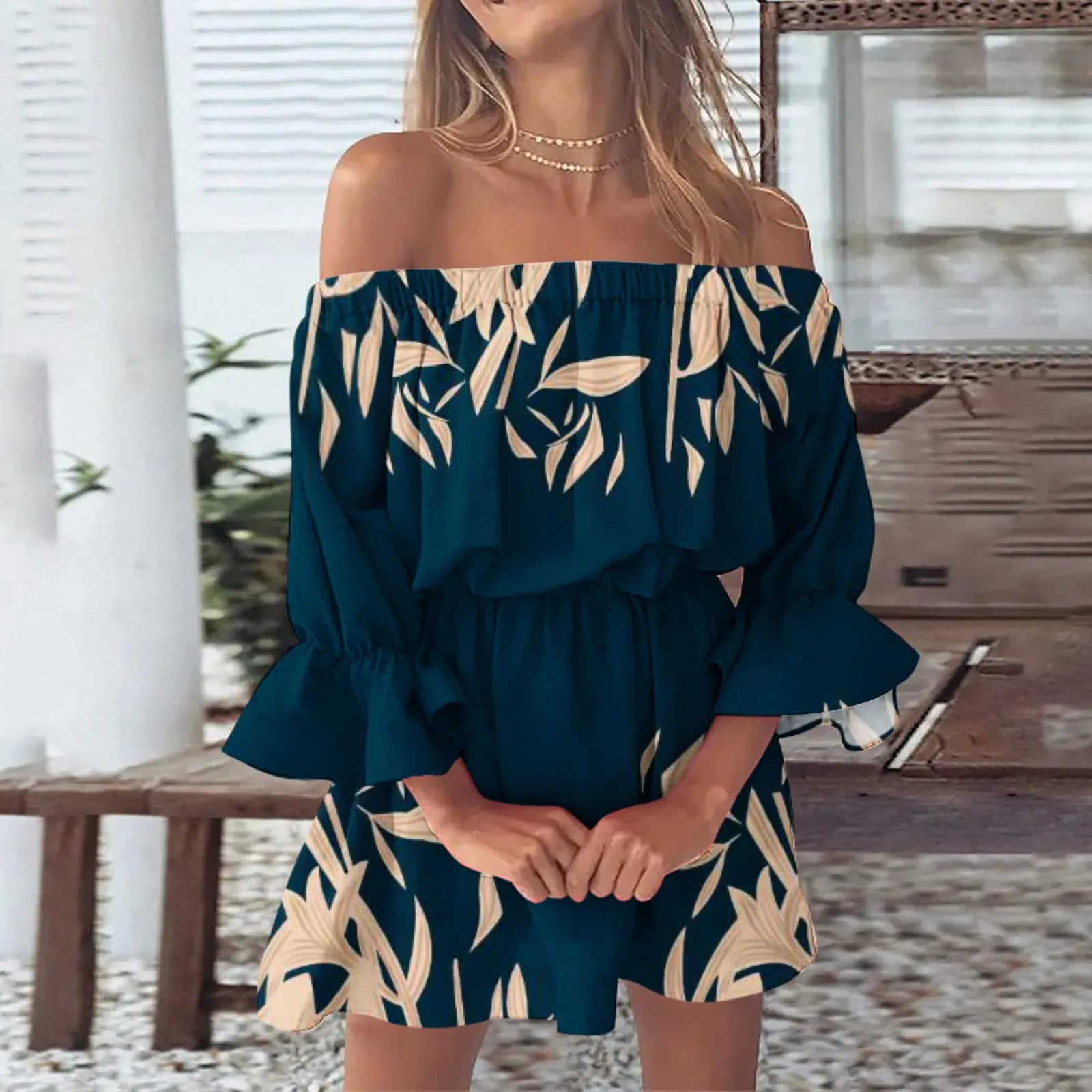 LuxeZomer Boho Abito Estivo