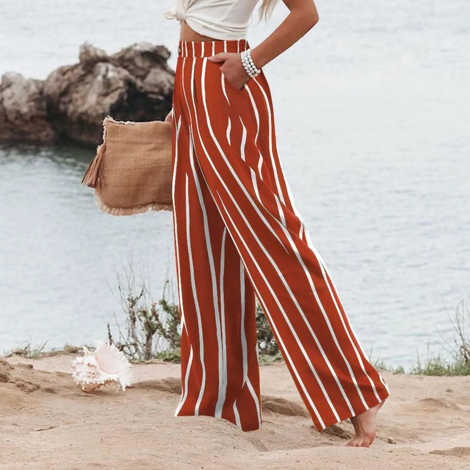 RivieraGlow Weite Hose Damen