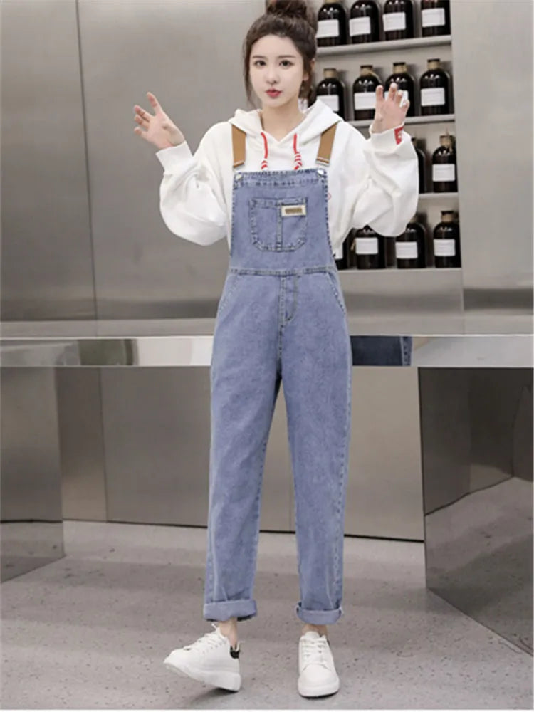 Denim Overalls - Vintage Chic