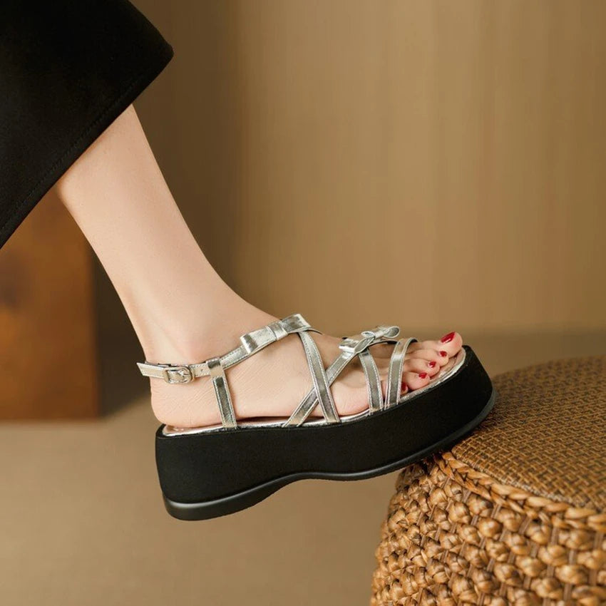 AuroraSummer Shiny Sandals