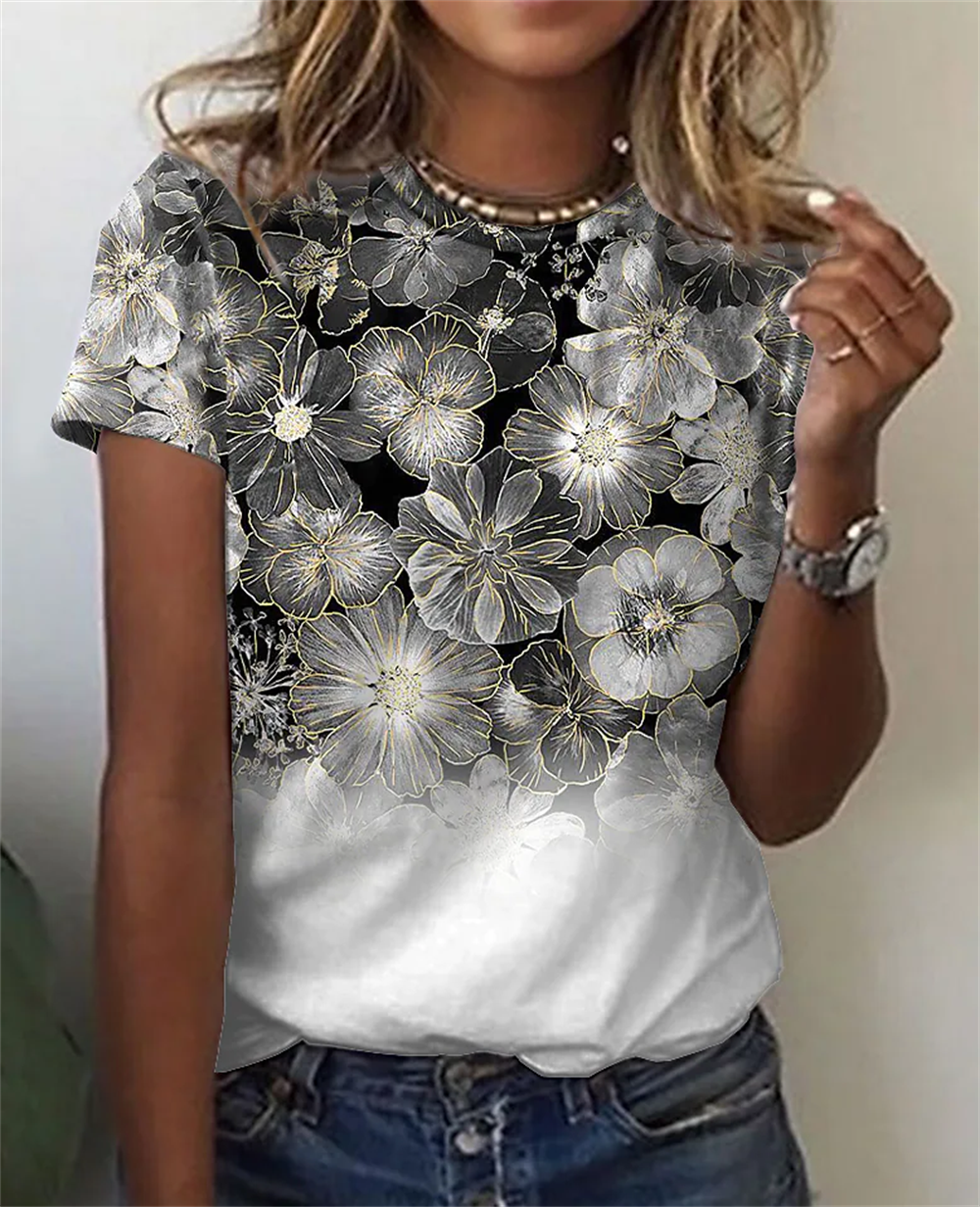 ZomerGlam Bloemenpracht T-shirt