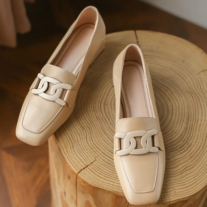 Fashionista Chic Low Heel Slip-Ons