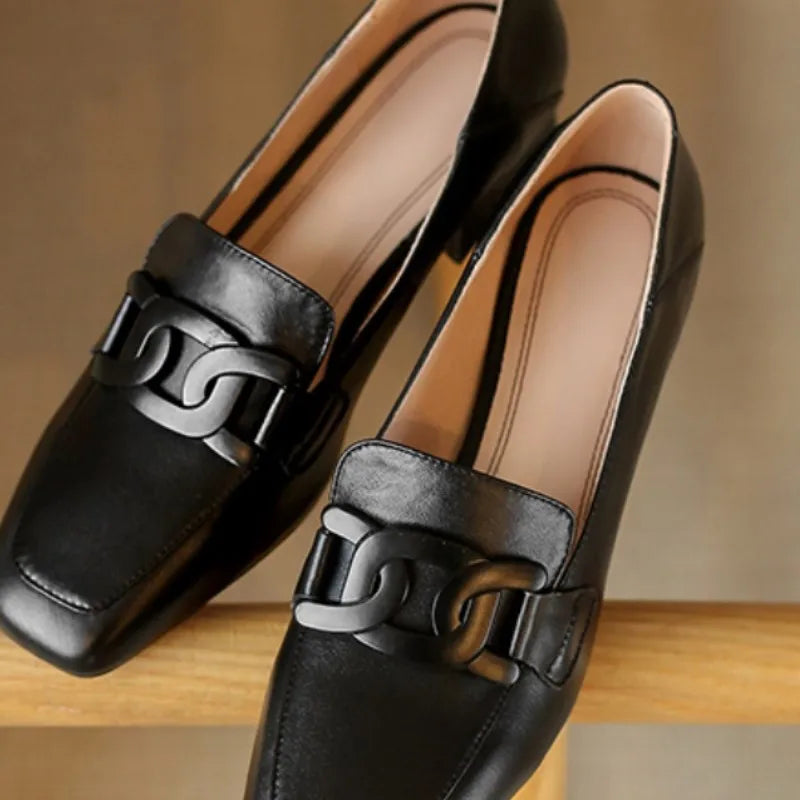 Fashionista Chic Low Heel Slip-Ons