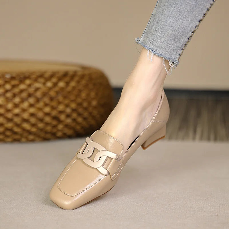 Fashionista Chic Low Heel Slip-Ons