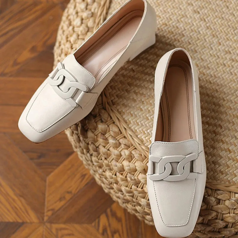 Fashionista Chic Low Heel Slip-Ons