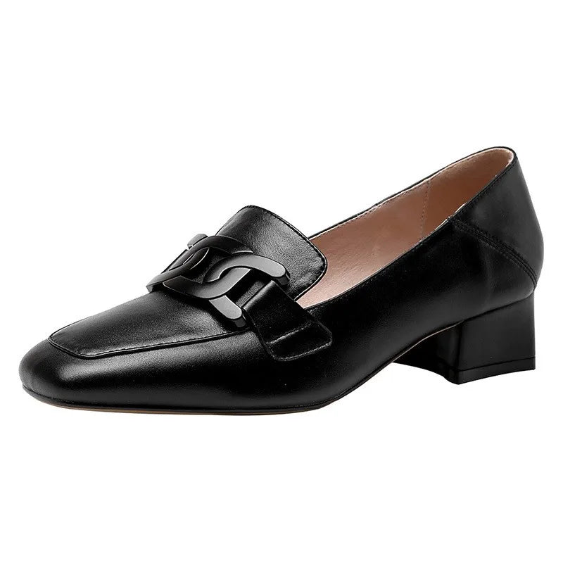 Fashionista Chic Low Heel Slip-Ons