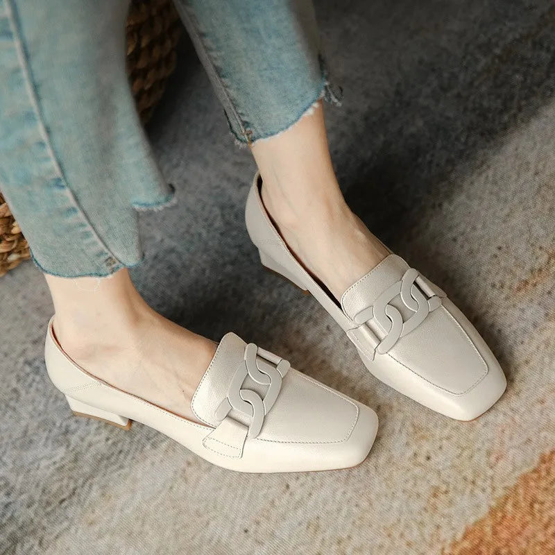 Fashionista Chic Low Heel Slip-Ons