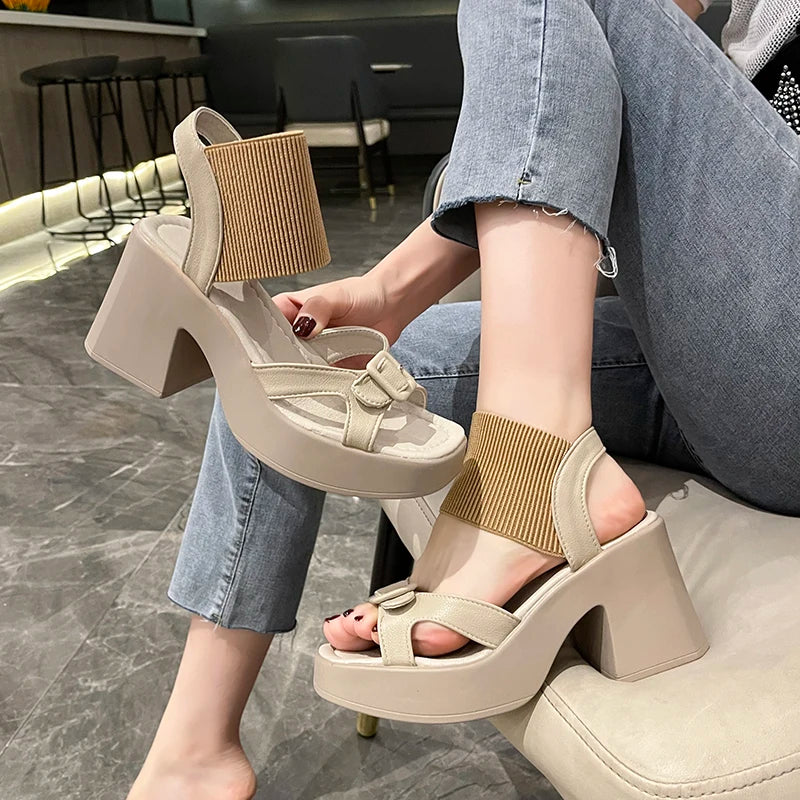 AuroraBreeze Summer Platform Sandals