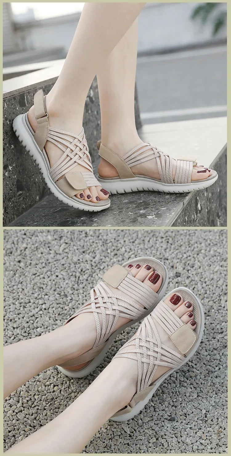Sommerliche Bequeme Plus-Size Sandalen für Frauen