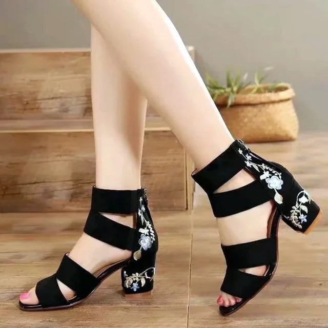 Sandali Luna Enkel con suole platform