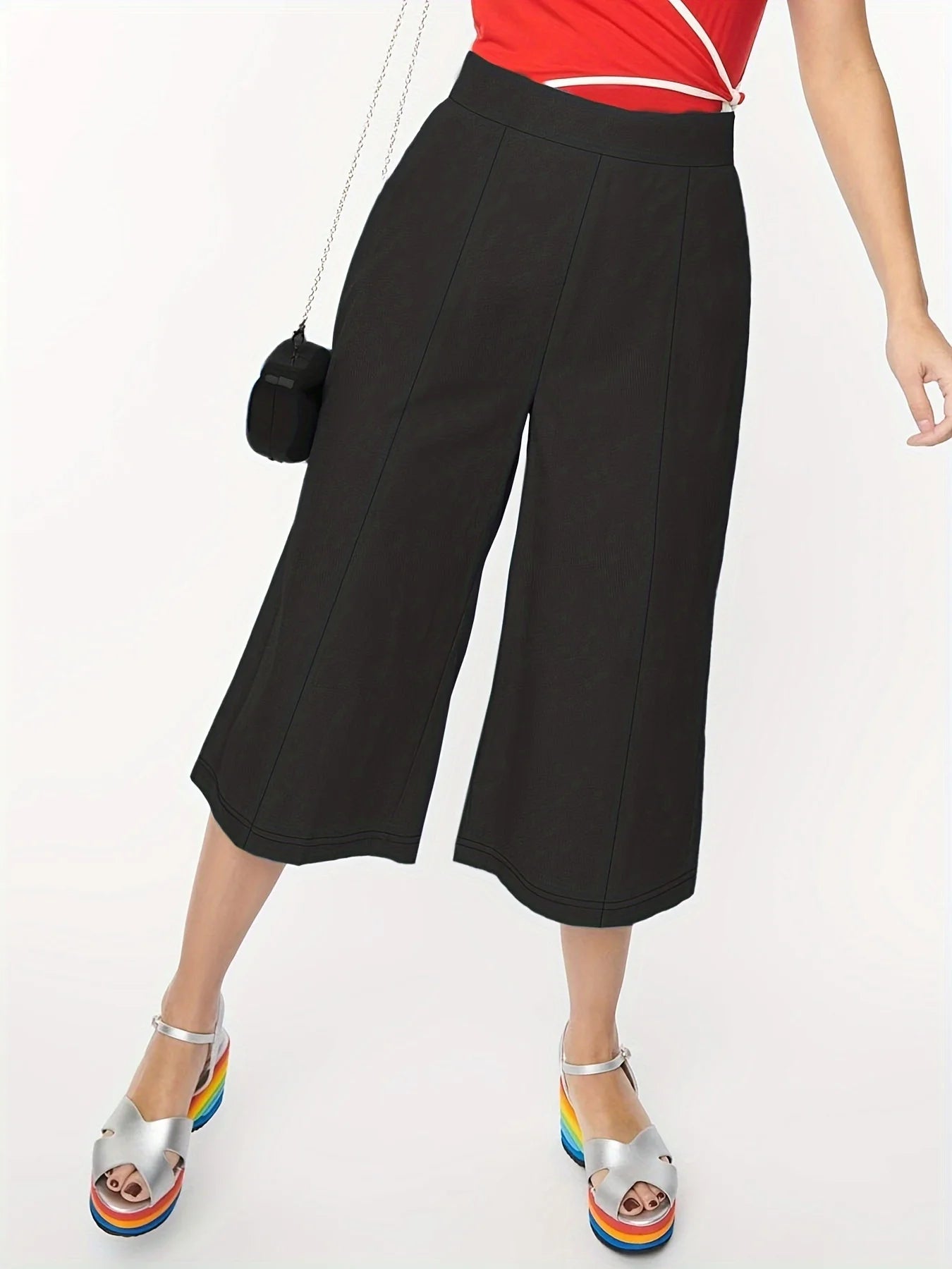 Luminia Summer Plus Size Wide Pants