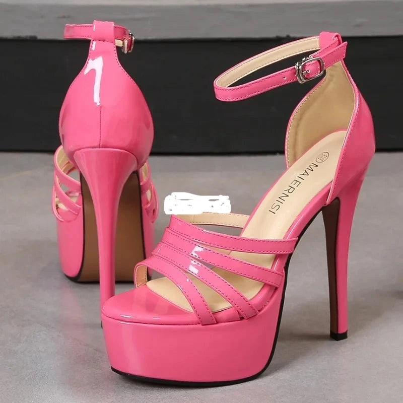 Allure Eleganz Sexy Rosa Stilettos