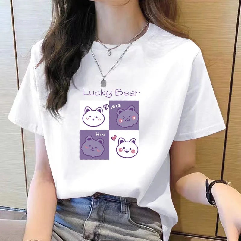 TrendyCharm Cartoon Print T-Shirts